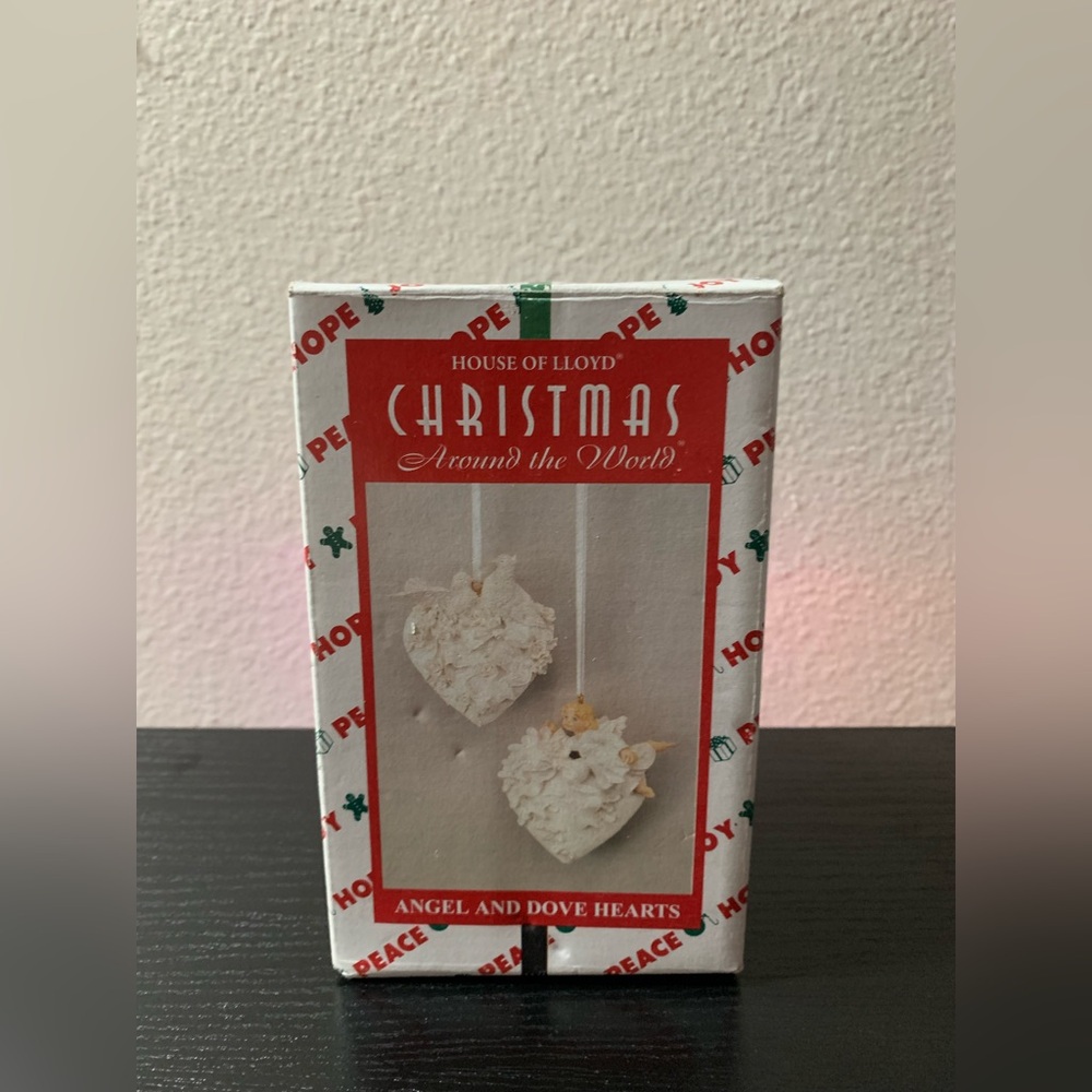 House Of Lloyd Christmas Around The World Angel And Dove Hearts